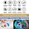 6 Colors Permanent Oil Based Paint Markers, Medium Tip, Quick Dry and Waterproof Assorted Color Marker for Metal, Wood, Fabric, Plastic, Rock Painting, Stone, Mugs, Canvas, Glass